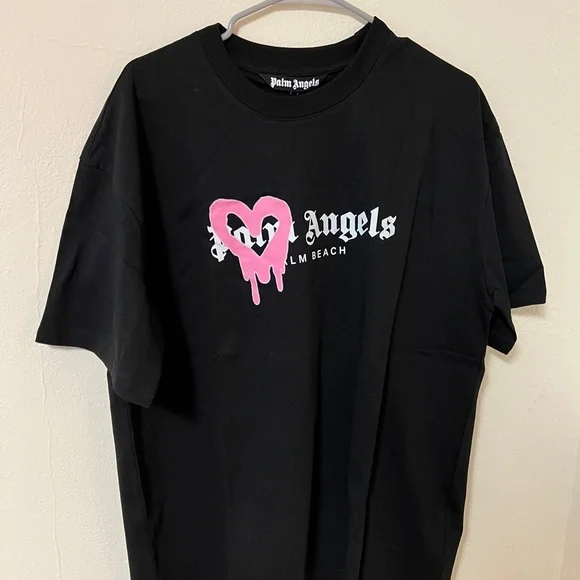 Palm Angels | Shirts | Palm Angels Palm Beach Heartsprayed Logo 